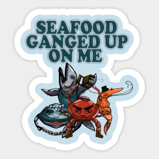 Seafood allergy Sticker